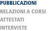PUBBLICAZIONI